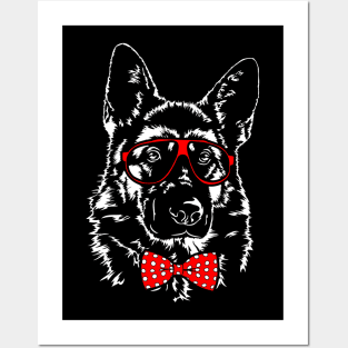 Cute German shepherd mom dog lover Posters and Art